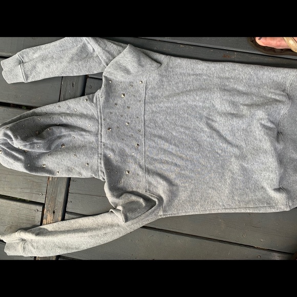 Pink sweat shirt with bling size small - Picture 3 of 3